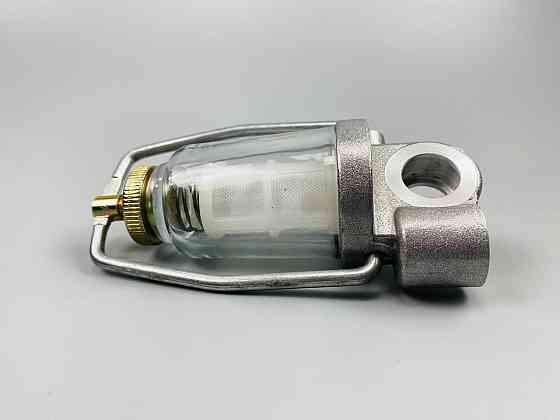 Фільтр універсальний багаторазовий скляна колба кріплення М14х1.5 мідна сітка нержавіюча сталь Мукачево