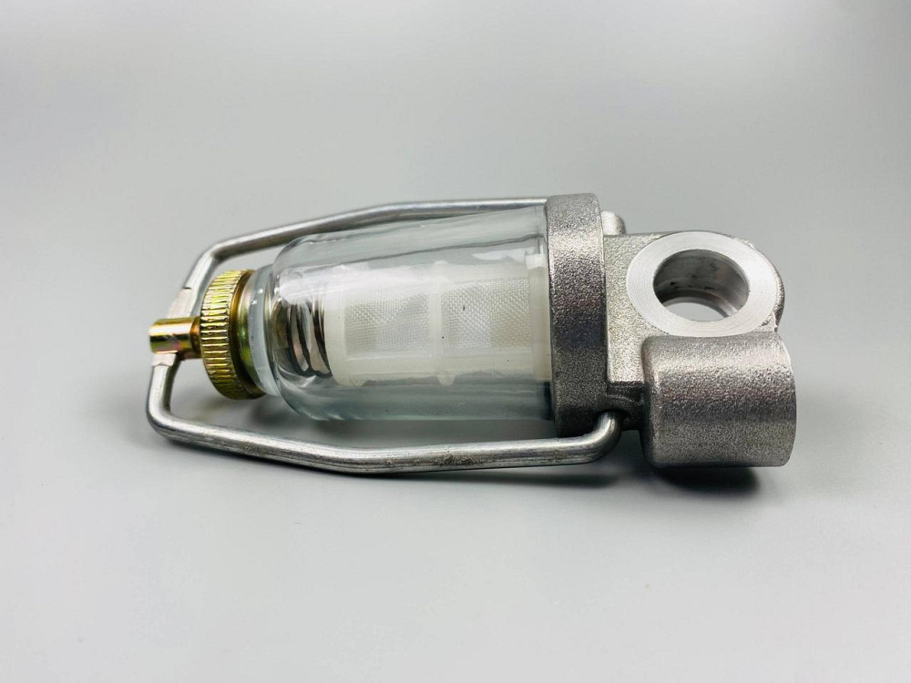 Фільтр універсальний багаторазовий скляна колба кріплення М14х1.5 мідна сітка нержавіюча сталь Мукачево - фото 3