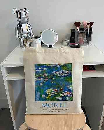 Екошопер BookOpt ВК4063 MONET «Водяні лілії» бежевий Київ