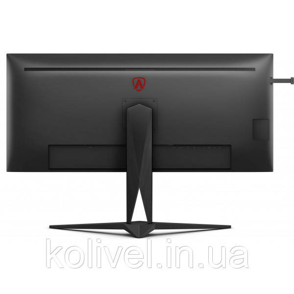 TFT 40" AOC AGON AG405UXC, WQHD, IPS, 144Гц, 1ms, 2xHDMI, DP, USB-C, USB-hub, HAS, чорний з червоним Київ - фото 5