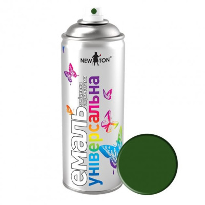 Аерозольна фарба для автомобіля New Ton універсальна 6005 т.зелений, 400 мл (223) Вінниця - фото 1