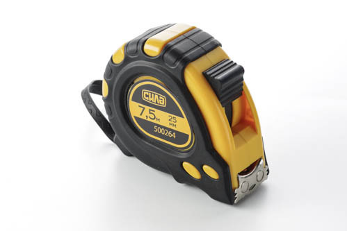 Рулетка обрезиненная с магнитом «Супермагнит» 7,5м*25мм Стандарт СИЛА Ровно - изображение 1