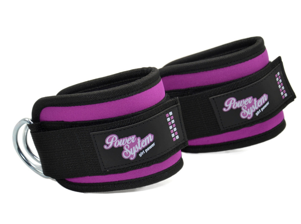 Манжети на щиколотку Power System PS-3450 Ankle Strap Gym Babe Purple Кам'янське - фото 3