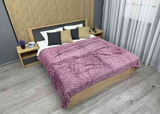 Плед-покривало 210х210 см (+-5см) Соти Ліловий (87-208) Київ