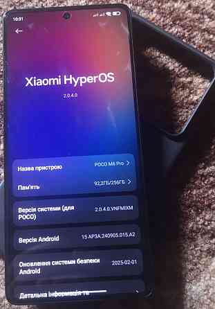 Телефон POCO M6 Pro 8/256Gb. NFC Black. Київ