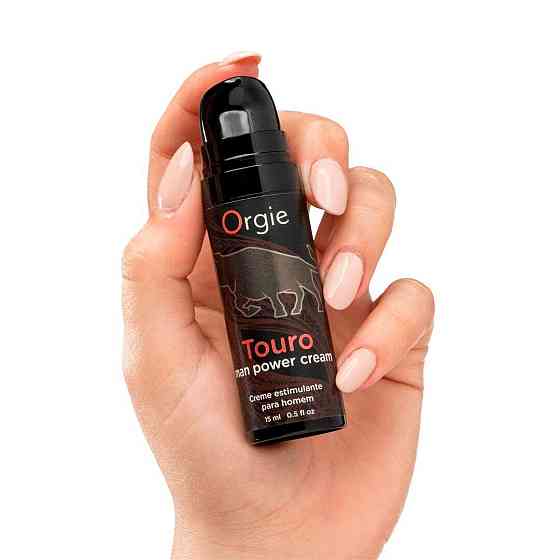 Крем для усиления эрекции Orgie Touro Power Cream, 15 мл, с таурином, гинкго и корнем женьшеня Sex Aura Киев