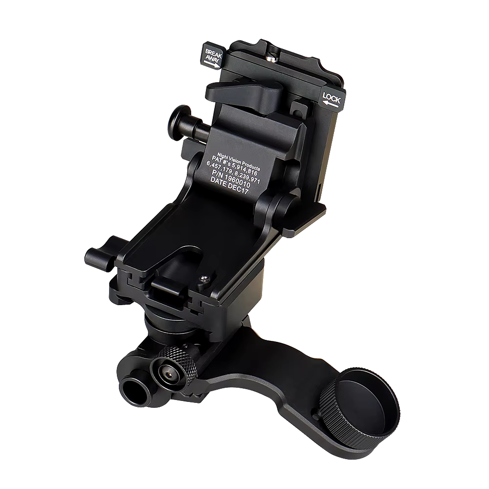 Комплект креплений на шлем для ПНВ PVS-7, PVS-14, PVS-15, PVS-18 (алюминий) Черный Киев - изображение 1