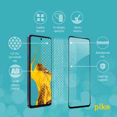 Стекло защитное Piko Full Glue Tecno Camon 18 Premier (1283126529214) Винница