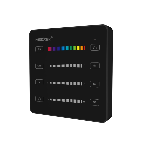 Miboxer Панель керування B6 SPI 1 зонна чорна White/RGB/RGBW/CCT RF 2.4G MiLight Київ