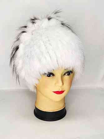 Шапка меховая женская водопад Rex Кристина Белый Харьков