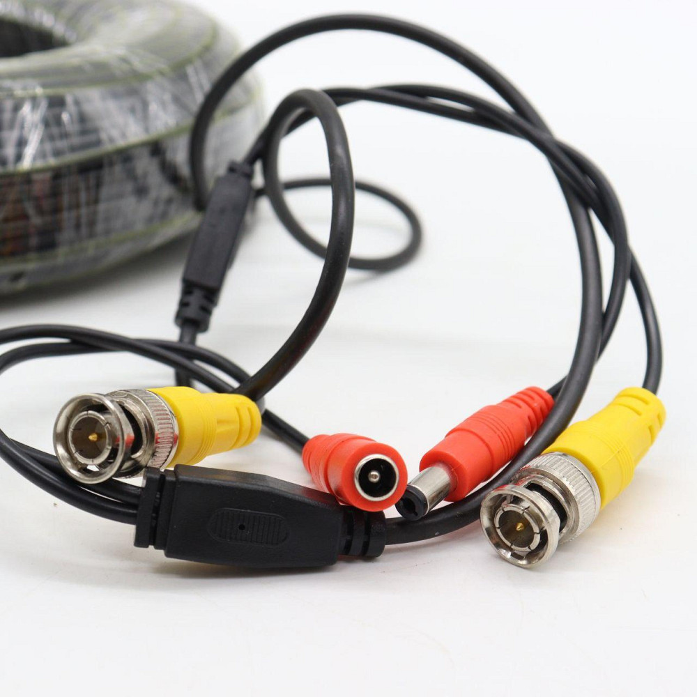 Патчкорд комбінований 50м, BNC-DC / Провід для відеокамер / Провід для камер відеоспостереження Київ - фото 10