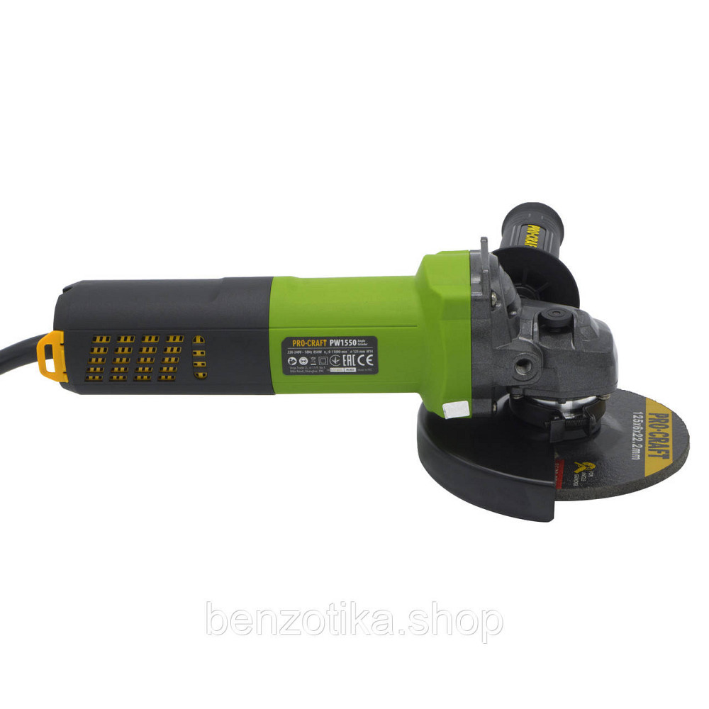Кутошліфувальна машина безщіткова Procraft PW1550 125 мм Киев - изображение 3