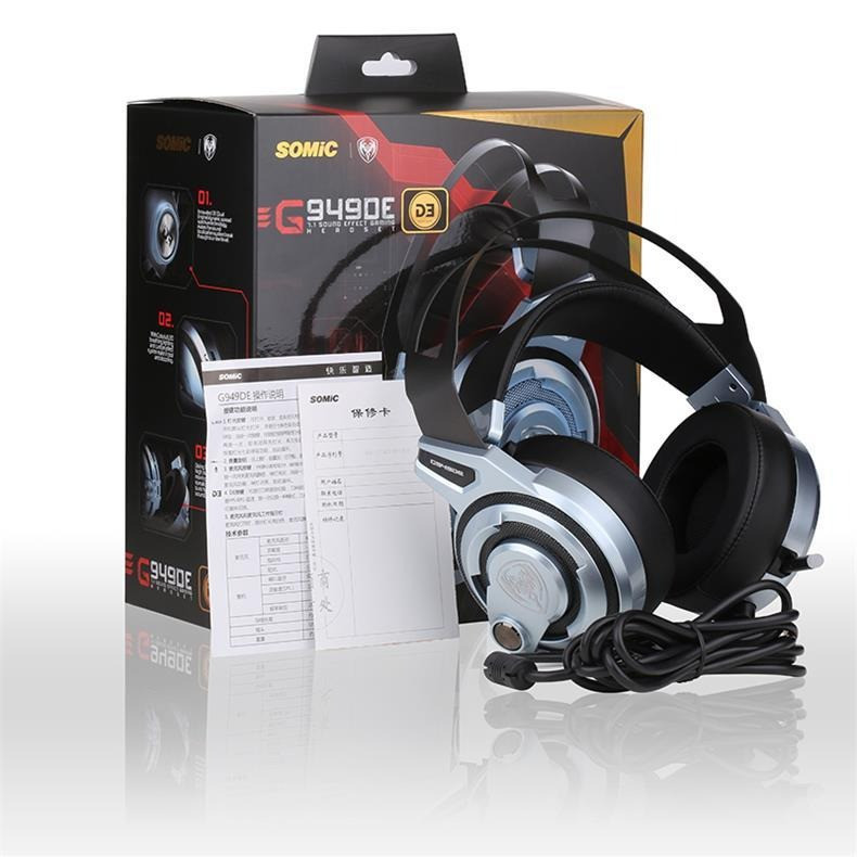 Гарнітура Somic G949DE Black/Silver Сріблястий Харків - фото 9
