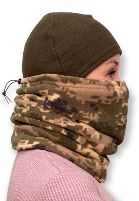 Баф флісовий піксель теплий Одеса - фото 9