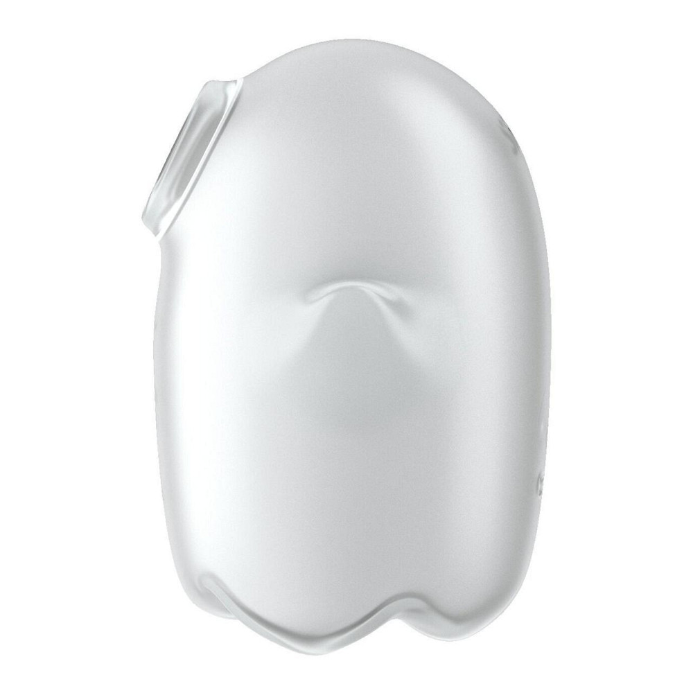 Вакуумний кліторальний стимулятор з вібрацією Satisfyer Glowing Ghost White, світиться в темряві Sex Aura Київ - фото 3