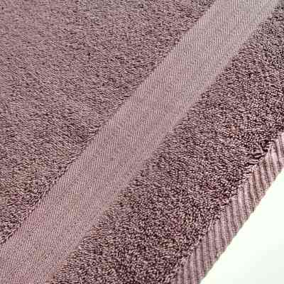 Рушник Home Line махровий бордюрний (темно-бузковий) 500 гр/м2, 70х140 см (181795) Вінниця