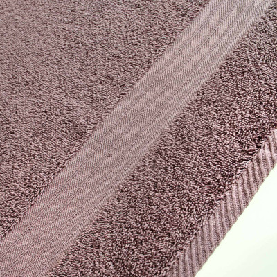 Полотенце Home Line махровое бордюрное (темно-сиреневое) 500 гр/м2, 70х140 см (181795) Винница - изображение 2