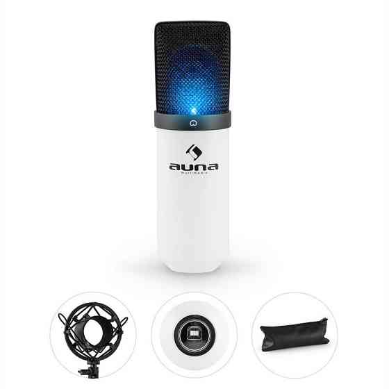 MIC-900WH-LED Набір USB-мікрофонів V2 
             Набір із трьох мікрофонів із настільною підставкою (Німеччина, читати Рівне