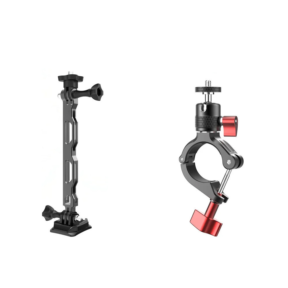 Кріплення на мотоцикл для екшн камери шолом кермо алюміній AC Prof HQS-NEW-KIT-M06 Київ - фото 3