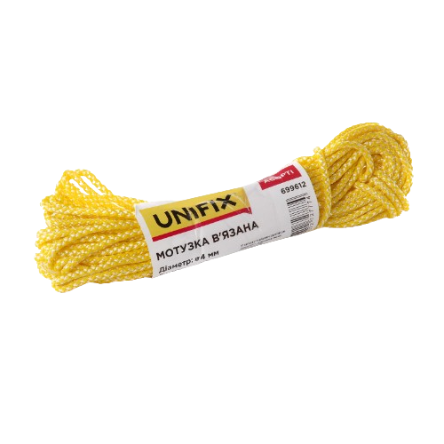 Мотузка в'язана d6мм 15м асорті UNIFIX Житомир