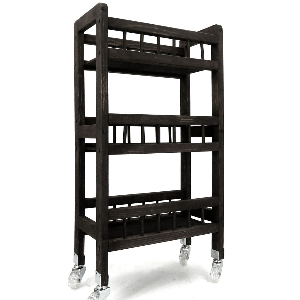 Етажерка на колесах "Анкорідж" венге Миколаїв - фото 1