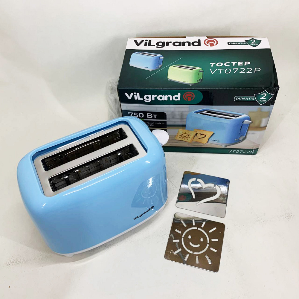 Электрический тостер на 2 отделения VILGRAND, Тостер для тонких ломтиков хлеба, Электротостер бытовой HF-15 Львов - изображение 7