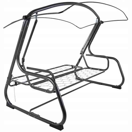 Гойдалка садова Patio Ravenna, синій геометричний принт Київ