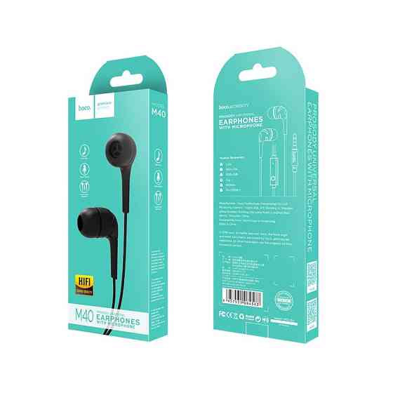 Навушники HOCO M40 з мікрофоном, чорні Київ
