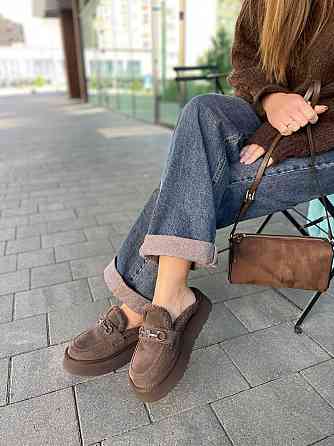 ITTS Угги жіночі ITTS -24 коричневі (зима, замша натуральна) (6042) Коломия