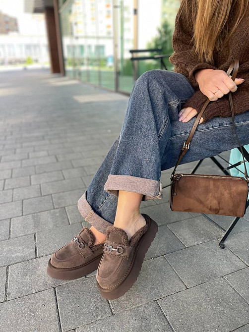 ITTS Угги жіночі ITTS -24 коричневі (зима, замша натуральна) (6042) Коломыя - изображение 4