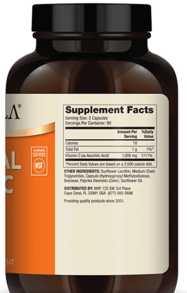 Липосомальный витамин С Dr.Mercola Liposomal Vitamin C 180 капс Киев - изображение 4