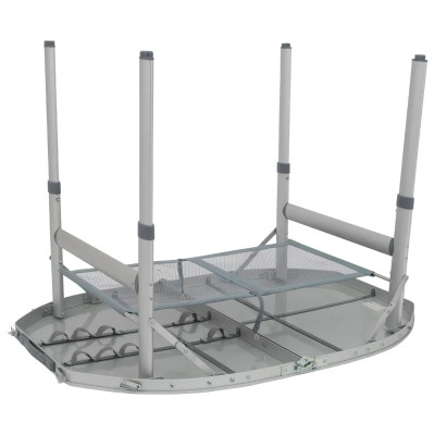 Туристичний стіл Bo-Camp Premium Oval 100x70 cm Grey (1404424) (DAS303284) Вінниця - фото 4
