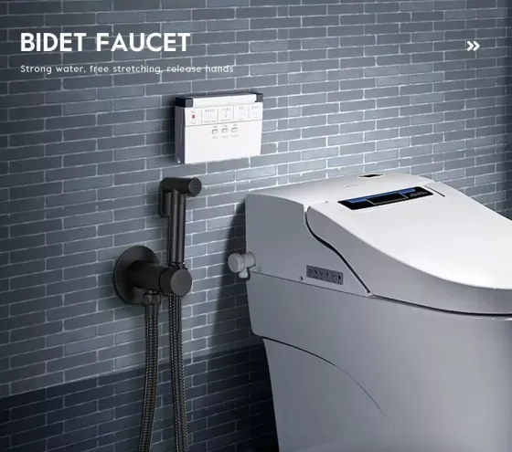 Гігієнічний душ прихованого підключення Frap F7505-6 чорний Київ