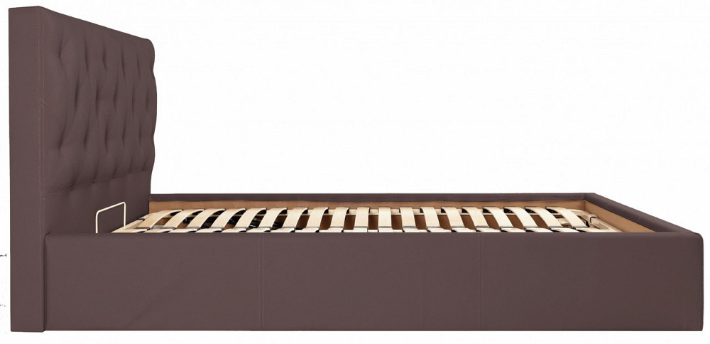 Кровать Двуспальная Bristol VIP 180 х 200 см Fly 2231 С дополнительной металлической цельносварной рамой Темно-коричневый Днепр - изображение 12