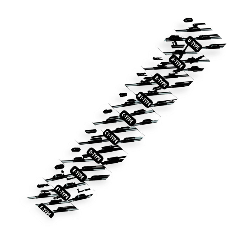 Щітка склоочисника OXIMO multi безкаркасна 375 мм + 7 адаптерів Мукачево - фото 4