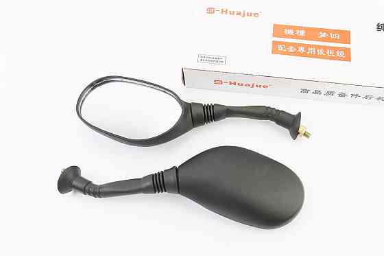 Дзеркала к-кт DIO- чорні "краплі", м8 "ніжка в чохлі гумовому", від 5шт -10% Киев