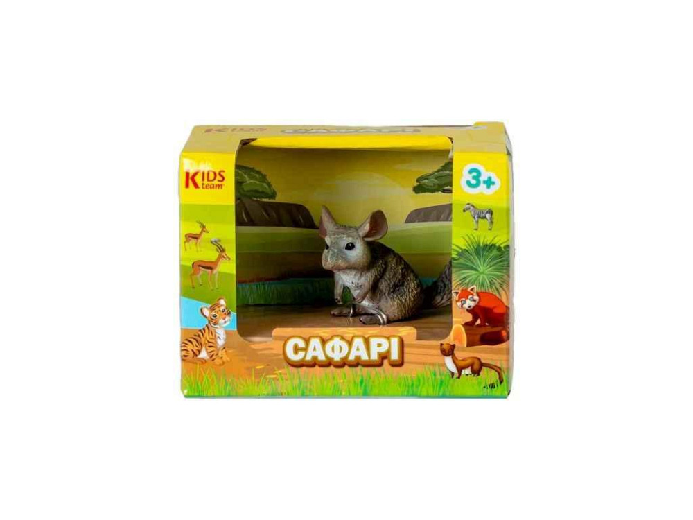 Фігурка тварини Сафарі Q9899-A89 Шиншила ТМ KIDS TEAM ANIMALS Київ - фото 1