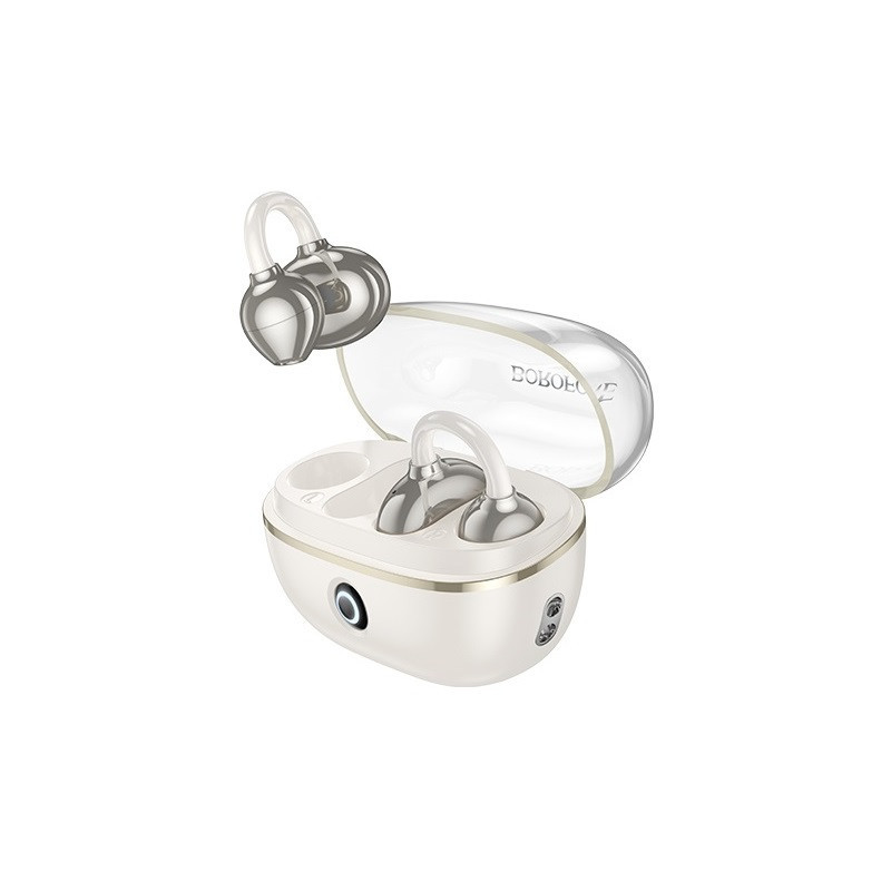 Беспроводные наушники BOROFONE FQ5 Spirit Milky White Киев - изображение 6