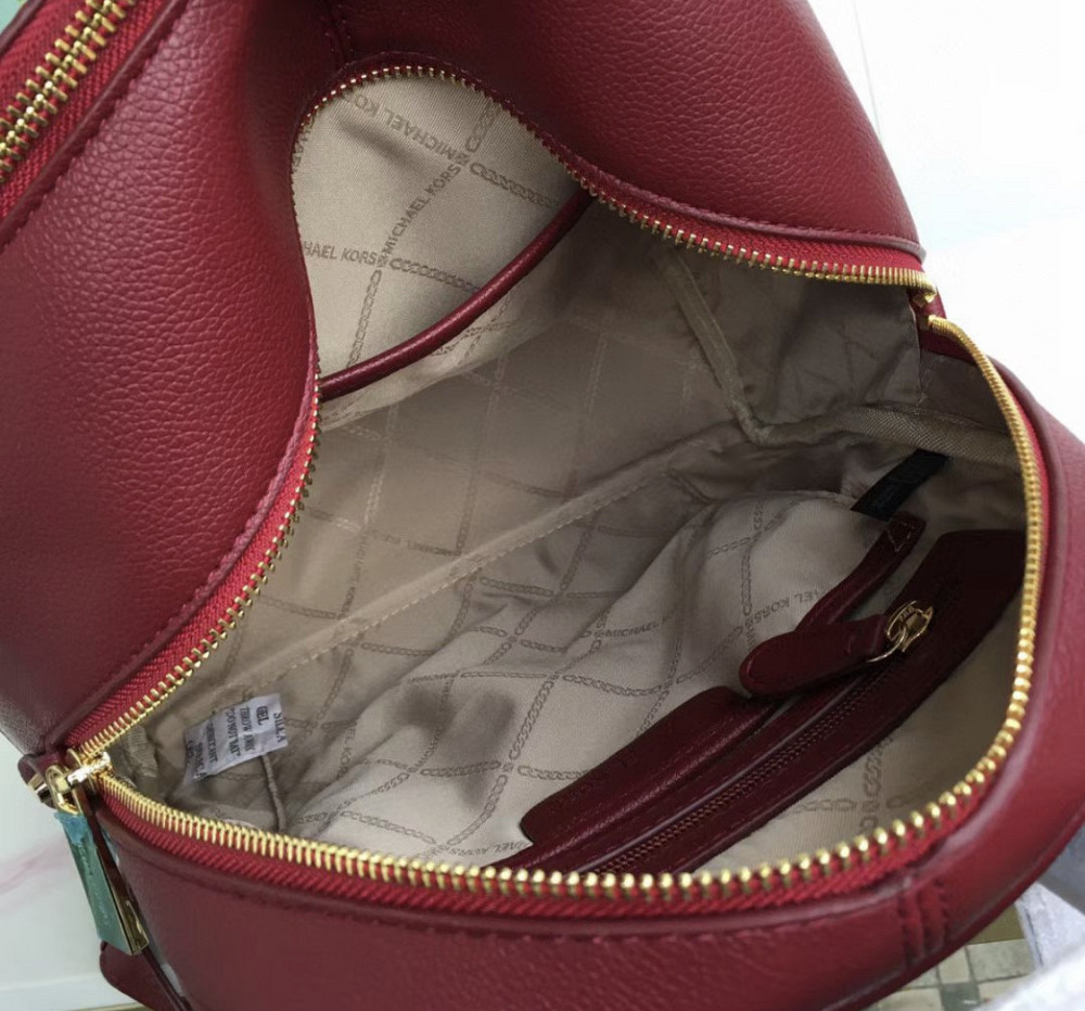 Женский рюкзак Michael Kors Rhea Zip G Bordeaux Lux Киев - изображение 8