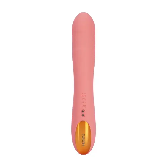 Смарт-вібратор з пульсацією Svakom Ava Neo Peach Pink, 15 режимів роботи, водонепроникний Львів