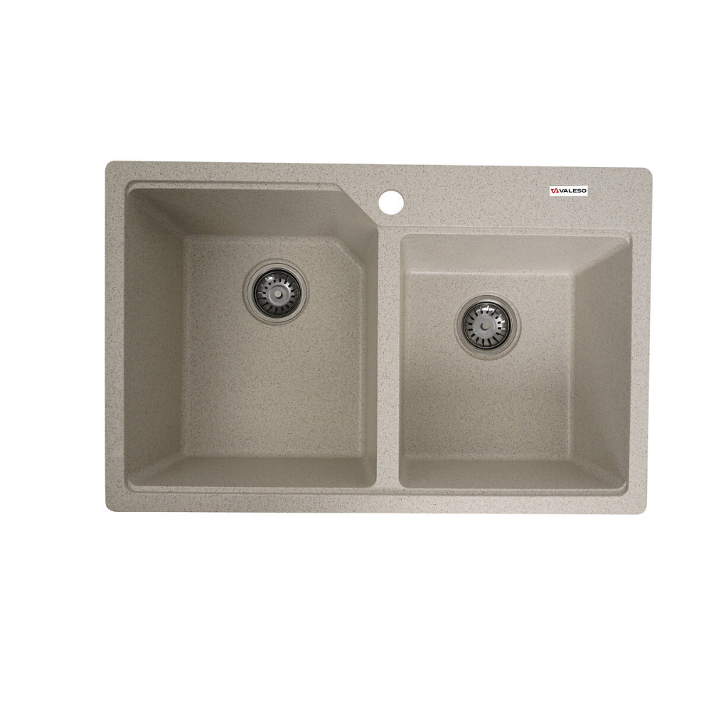 VALESO Гранітна мийка для кухні VALESO 7850 HARMONY матова Топаз Київ - фото 1