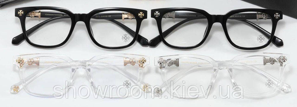 Чоловіча брендова оправа Chrome Hearts 2273 Silver Київ - фото 3