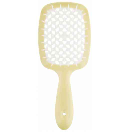 Щітка для волосся жовта з білим Superbrush Janeke Київ