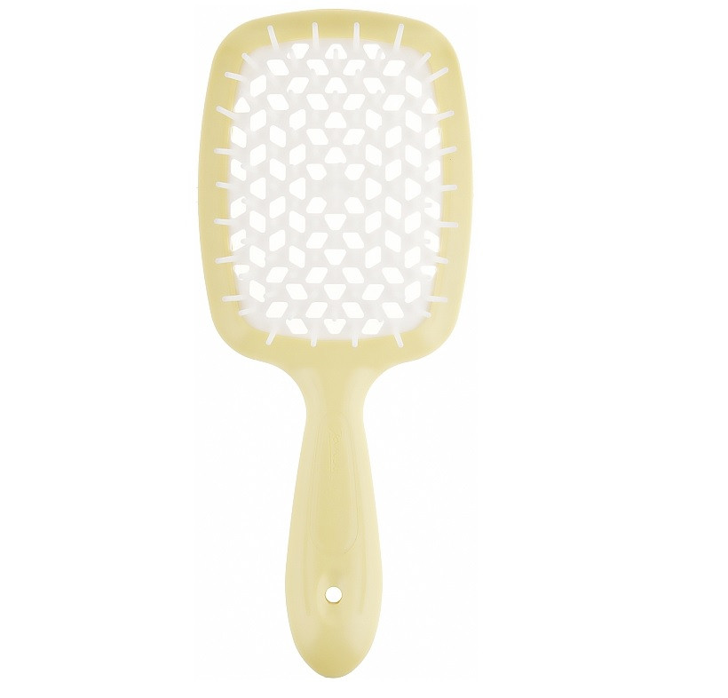 Щітка для волосся жовта з білим Superbrush Janeke Київ - фото 1