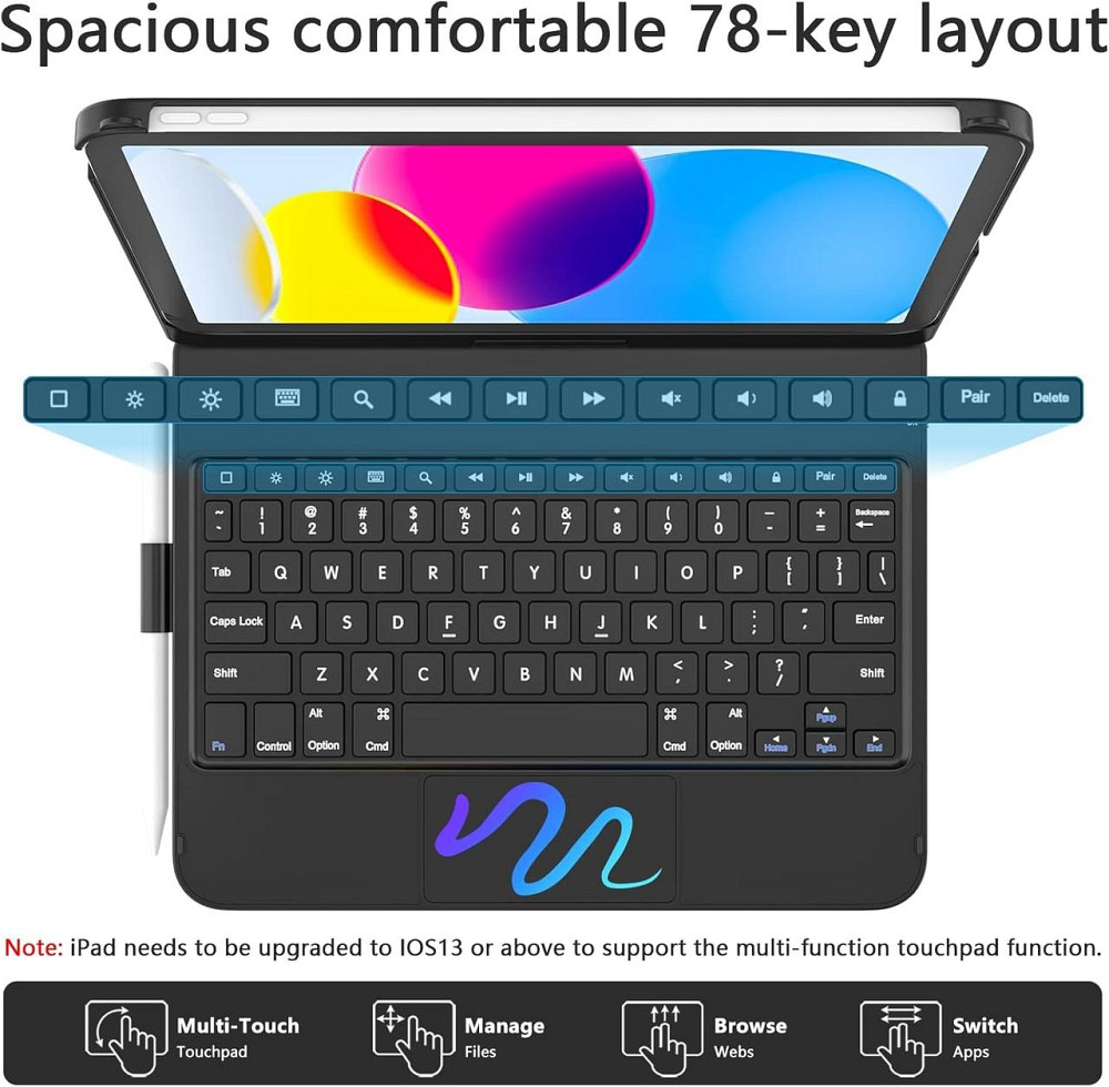 Клавиатурный чехол KARFUN для iPad 11