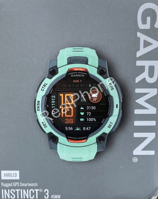 Смарт-годинник Garmin Instinct 3 45mm AMOLED Neo Київ - фото 2