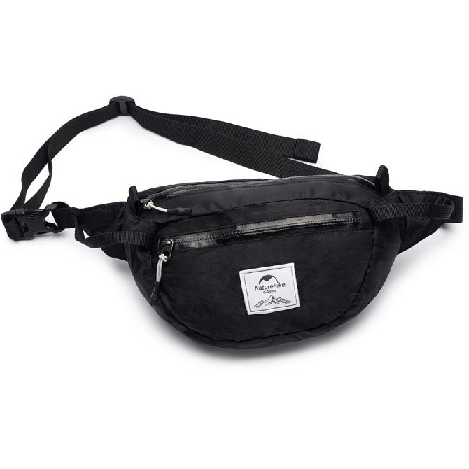 Сумка на пояс Naturehike DL-02 Ultralight Bag NH18B300-B, 6 л, чорний Киев - изображение 1