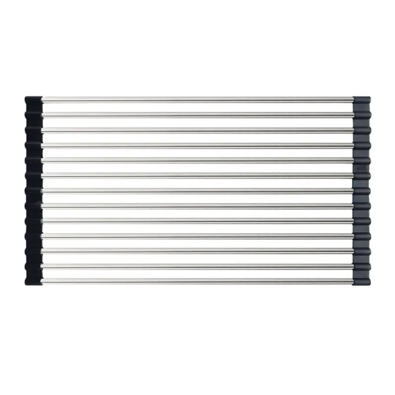 Килимок-сушарка для посуду Mixxus RAC-01.SUS BLACK на мийку з нерж. сталі SUS304   ( MX1945 ) 27612 Харків