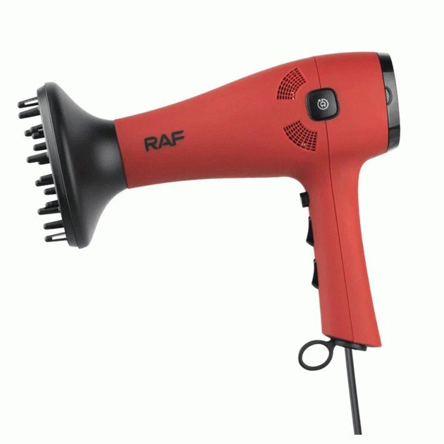 Фен для волосся з насадками універсальний RAF R.402B 2400 Вт, Фен для укладання середнього волосся ML-95 Івано-Франківськ - фото 1