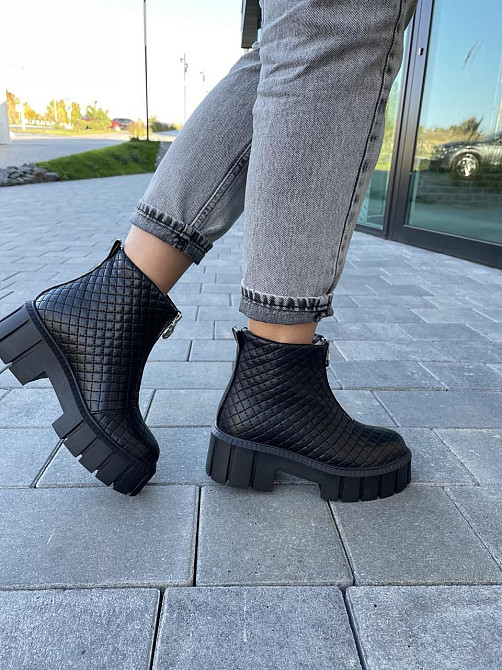 LIRIO Черевики жіночі LIRIO чорні натуральна шкіра зима 36-39 ( /91650) Коломия - фото 9